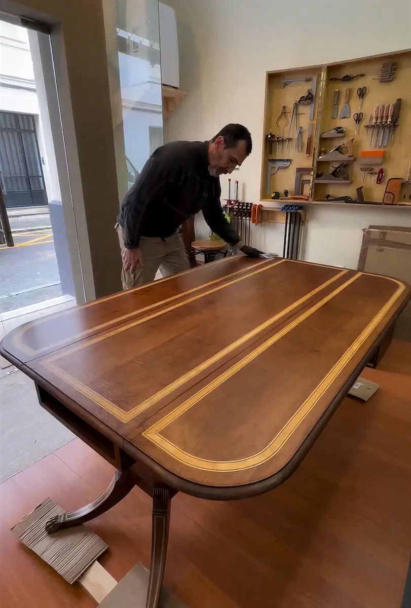 Restauración de un mueble